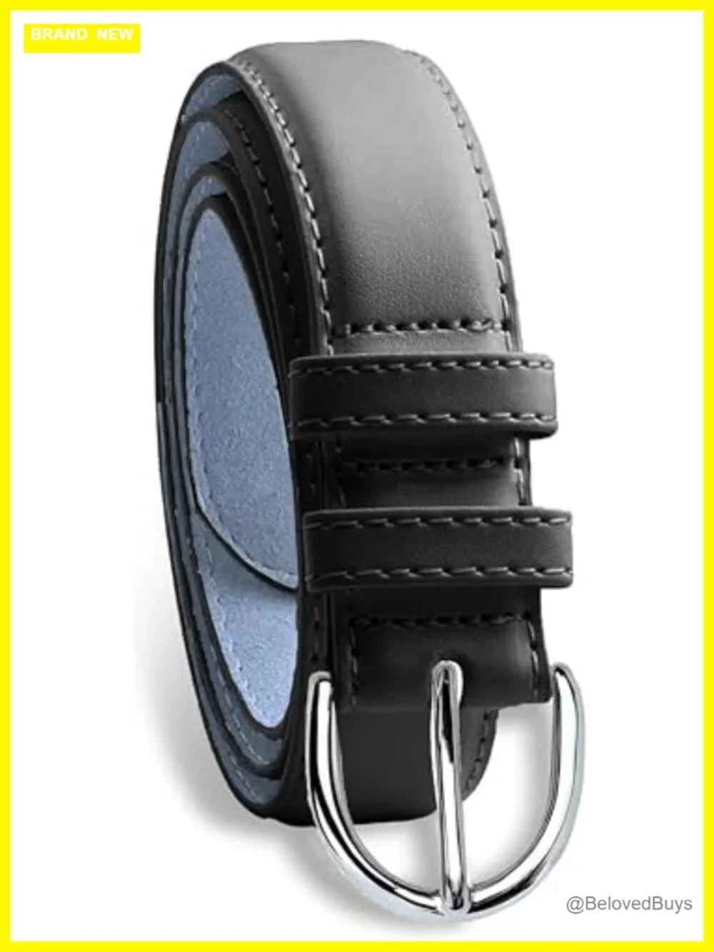 Bonded Leather Skinny Belt with Silver Buckle for Women Dress Casual Plus Size